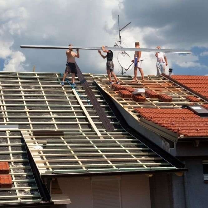 Plat dak Fijnaart opnieuw leggen
